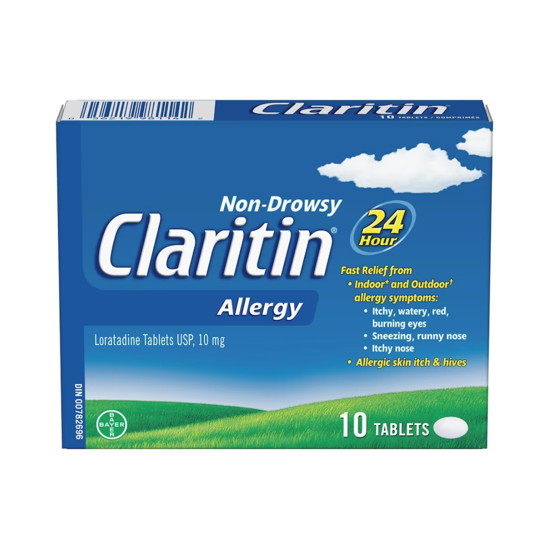 Comprimés Claritin contre les allergies - 10 mg