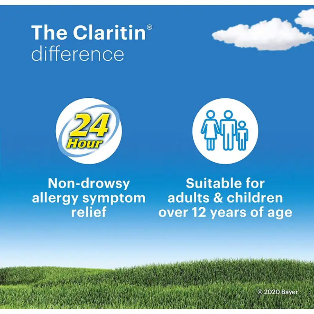 Comprimés Claritin contre les allergies - 10 mg