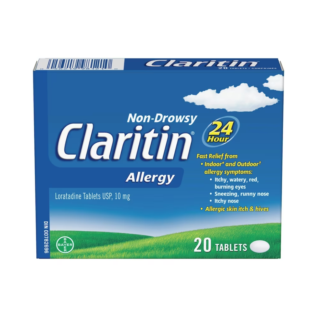 Comprimés Claritin contre les allergies - 10 mg