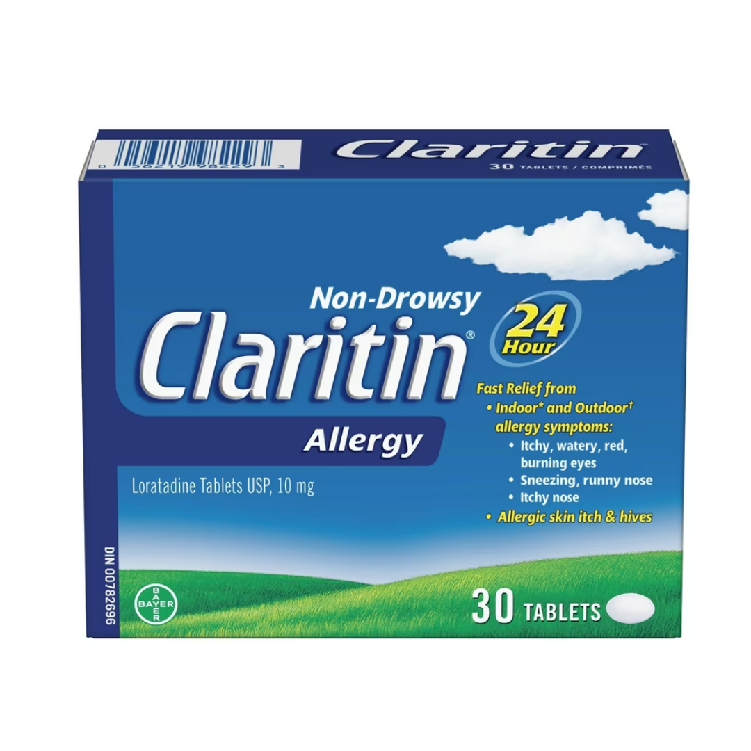 Comprimés Claritin contre les allergies - 10 mg