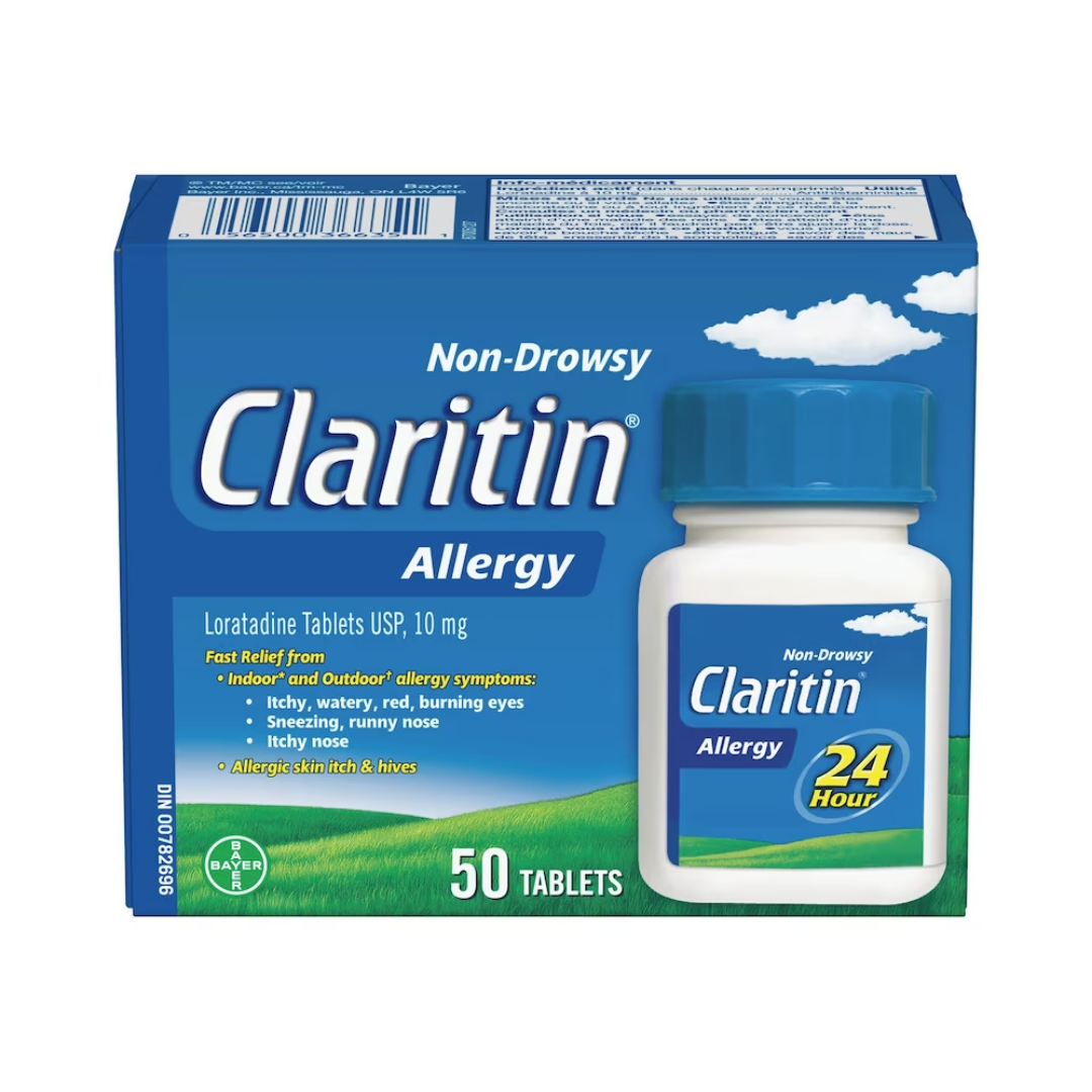 Comprimés Claritin contre les allergies - 10 mg
