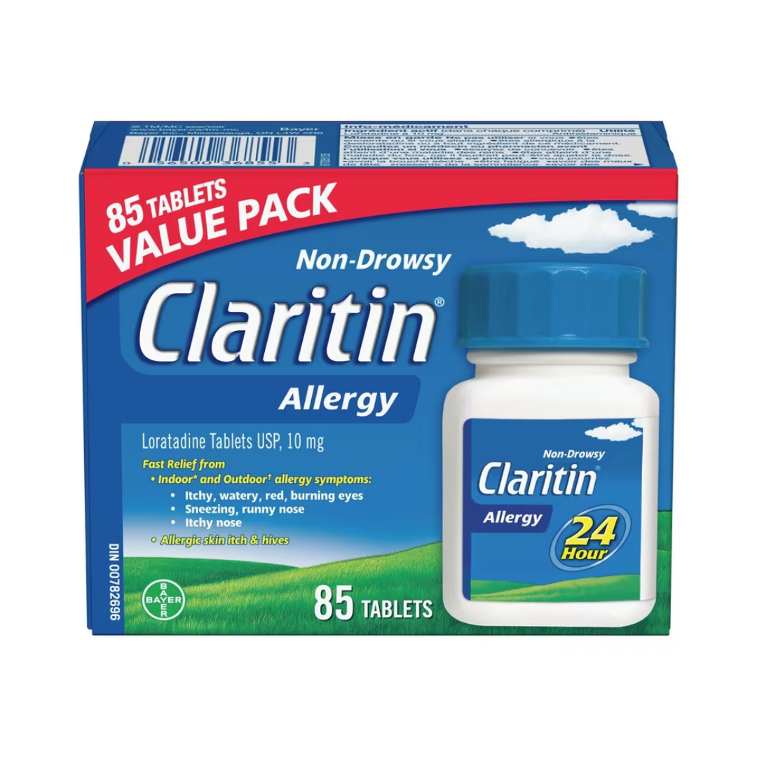 Comprimés Claritin contre les allergies - 10 mg