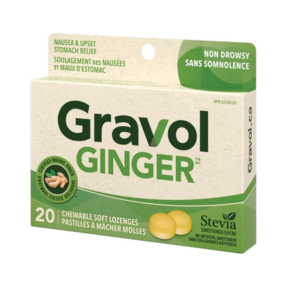 Pastilles de source naturelle Gravol Gingembre