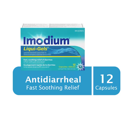 Imodium Soulagement de la diarrhée Liqui-Gels - 2mg