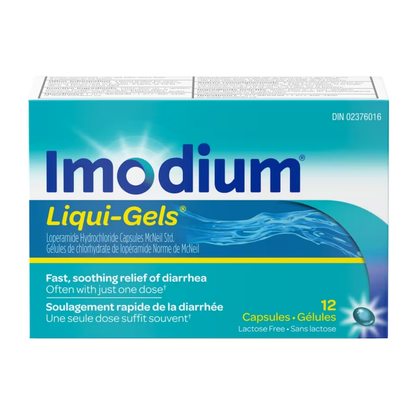 Imodium Soulagement de la diarrhée Liqui-Gels - 2mg
