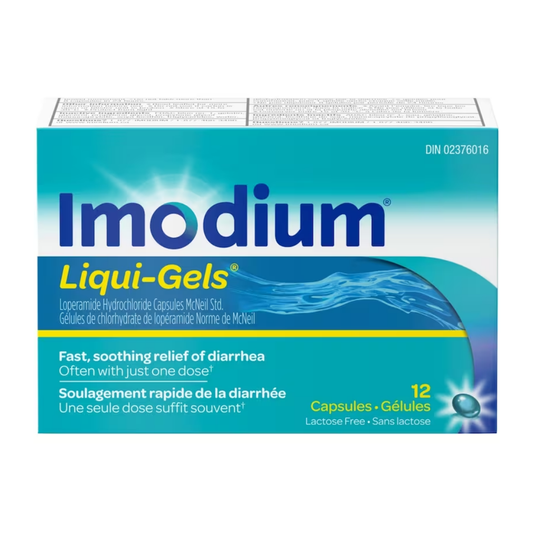 Imodium Soulagement de la diarrhée Liqui-Gels - 2mg