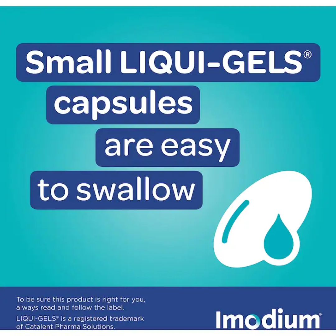 Imodium Soulagement de la diarrhée Liqui-Gels - 2mg