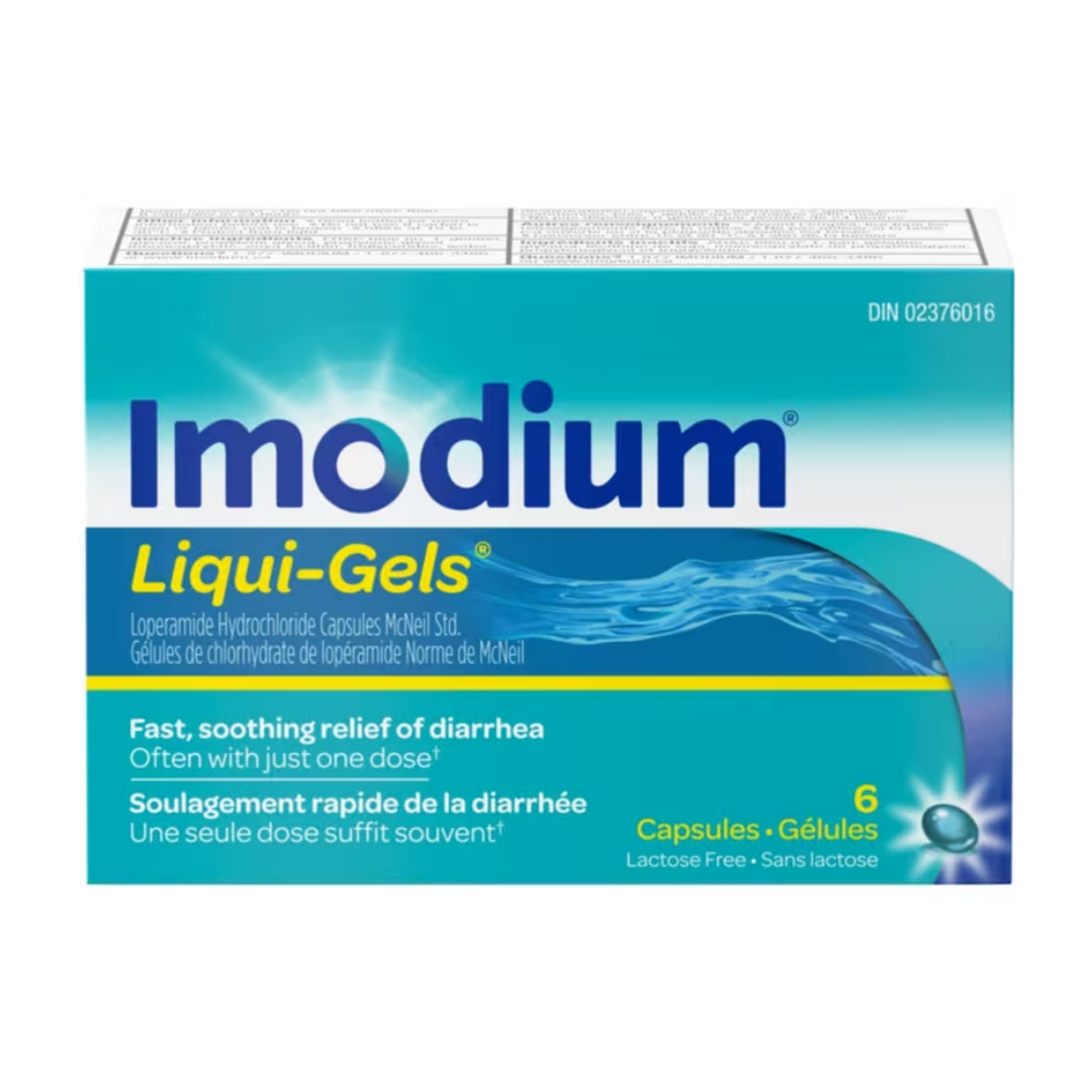 Imodium Soulagement de la diarrhée Liqui-Gels - 2mg