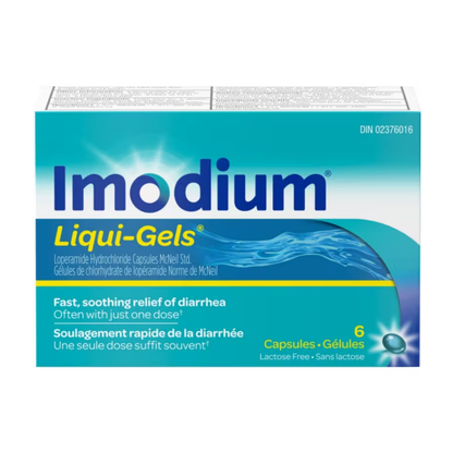 Imodium Soulagement de la diarrhée Liqui-Gels - 2mg