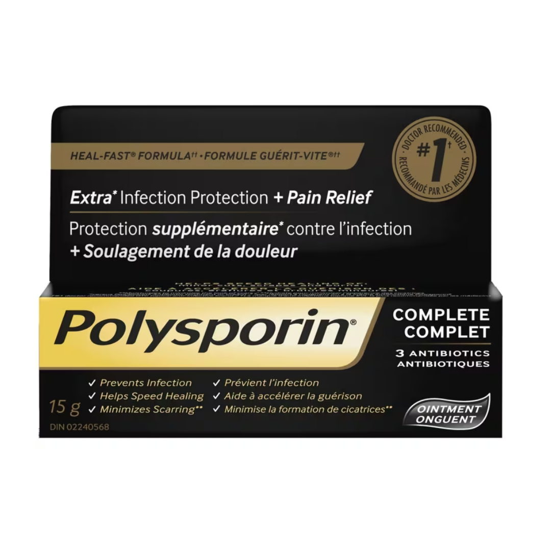 Pommade antibiotique complète Polysporin