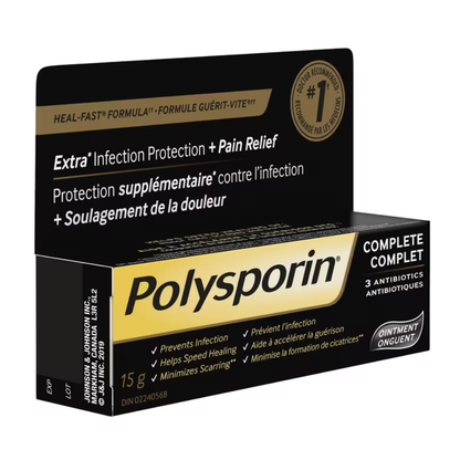 Pommade antibiotique complète Polysporin