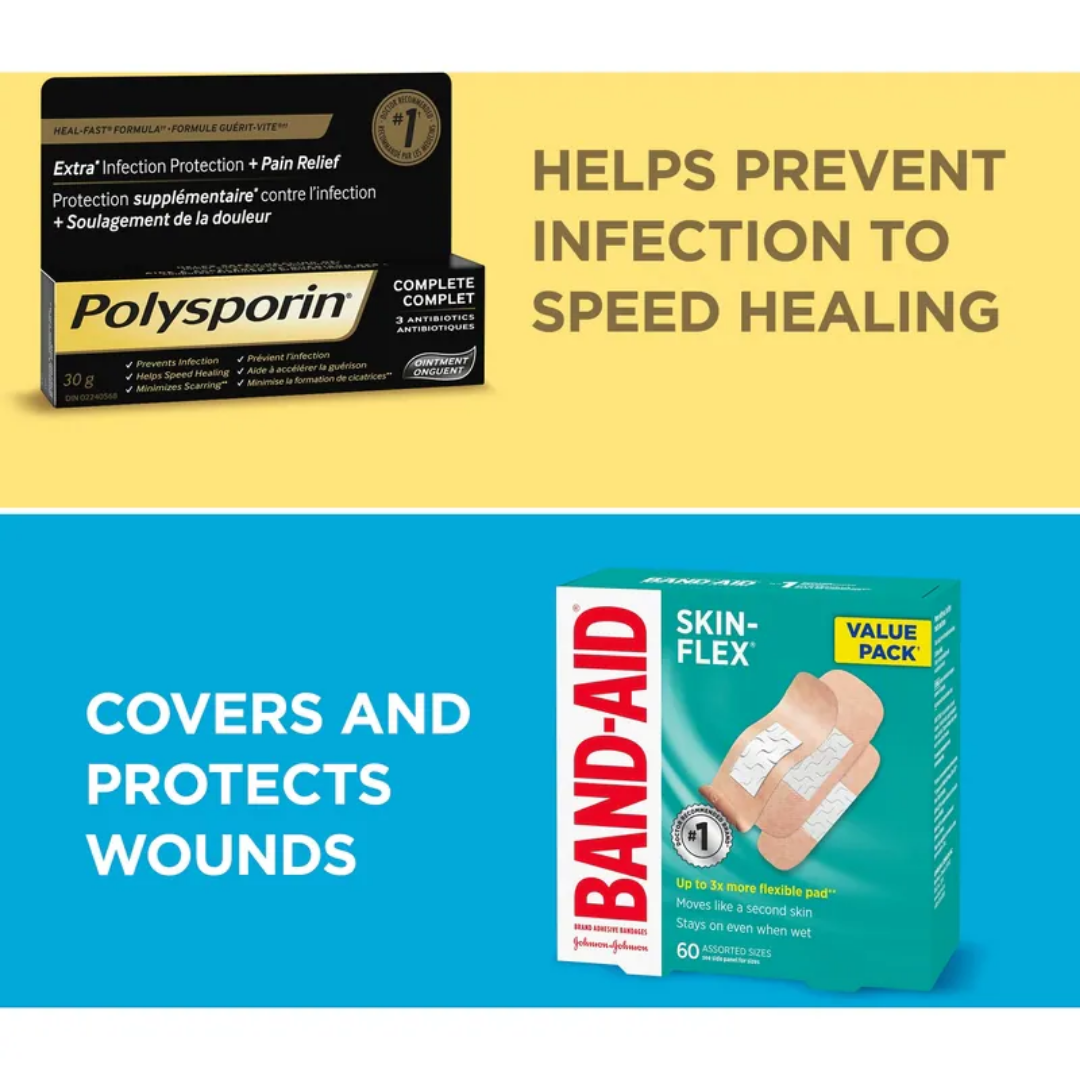 Pommade antibiotique complète Polysporin