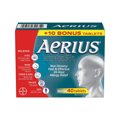 Aerius Médicament contre les allergies - 5 mg