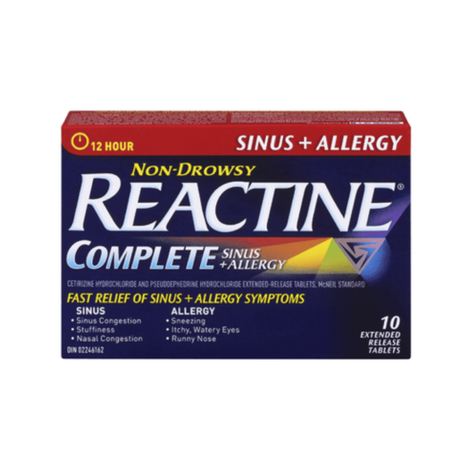 Reactine Complete Sinus + Allergie