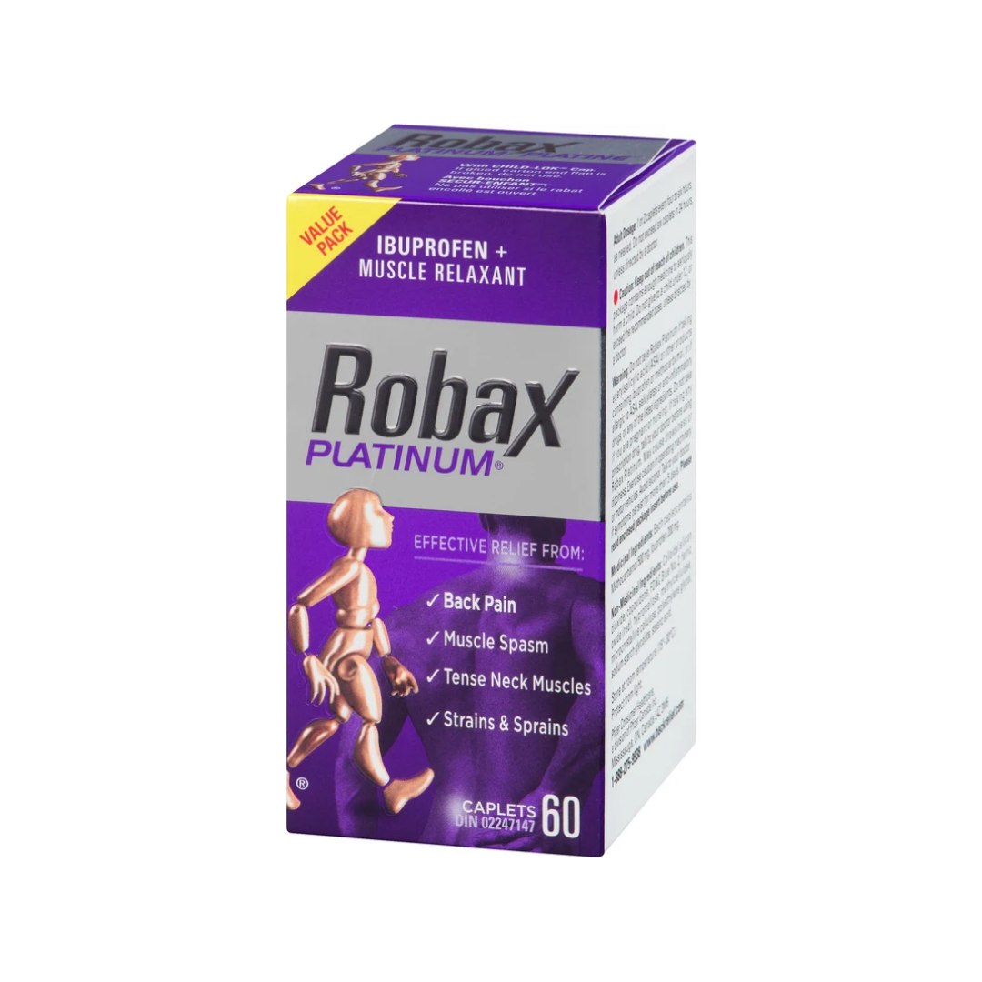 Robax Platine douleurs musculaires et lombaires caplets