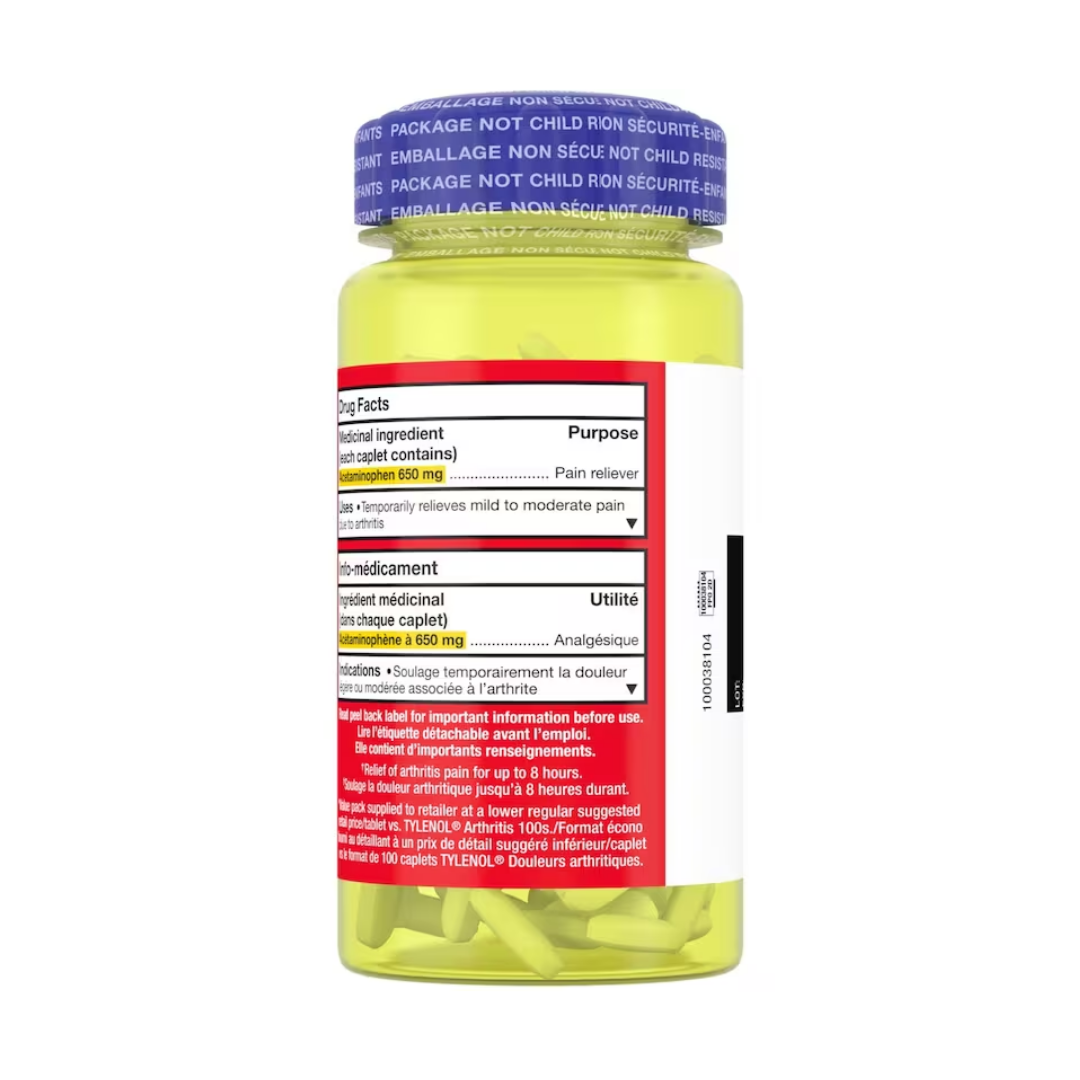 Tylenol Arthrite Soulagement de la douleur - 650 mg