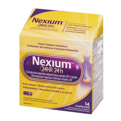 Nexium 24HR capsules anti-brûlures d'estomac - 20mg