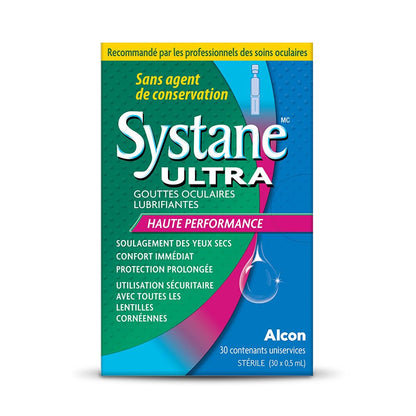 Gouttes oculaires lubrifiantes Systane Ultra