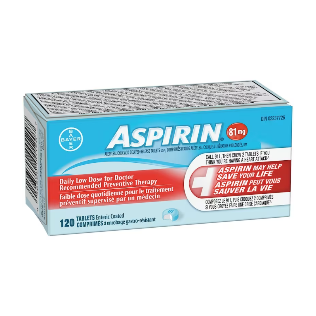 Aspirine comprimés gastro-résistants faible dose quotidienne - 81mg
