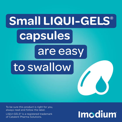 Imodium Soulagement de la diarrhée Liqui-Gels - 2mg