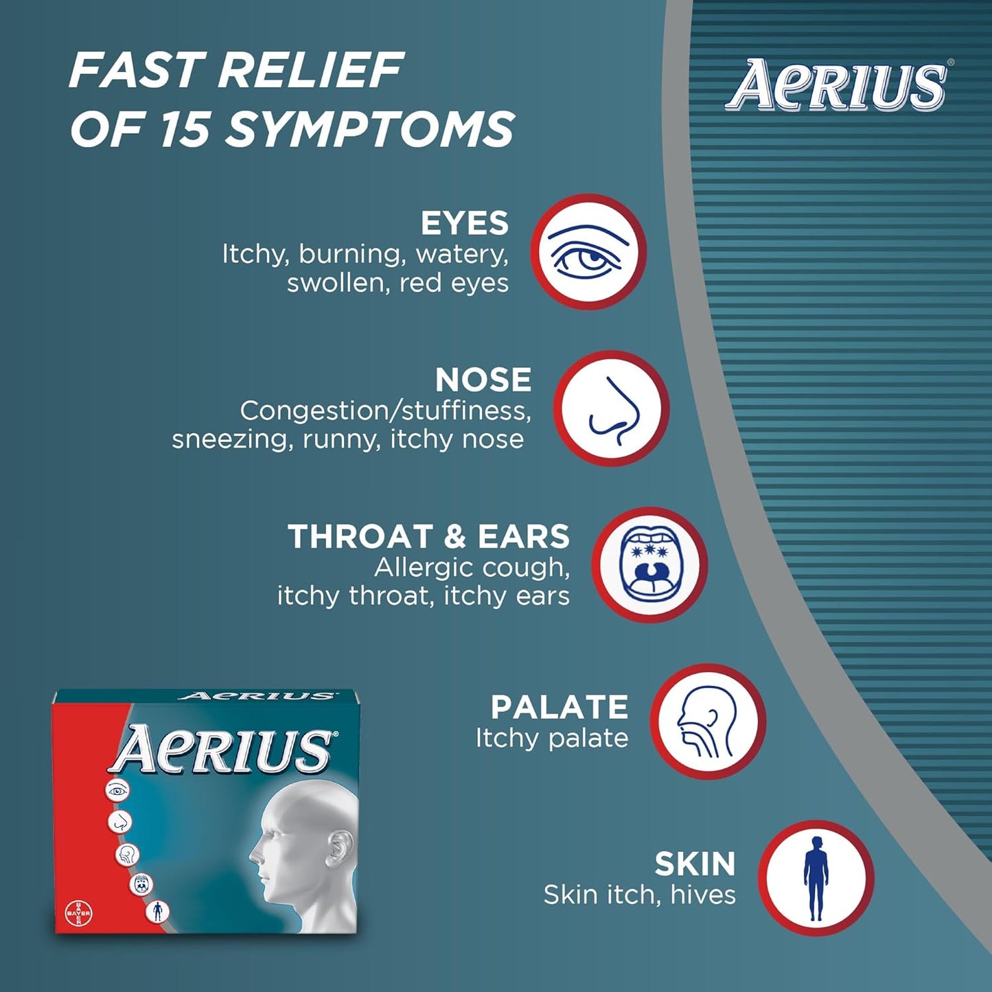 Aerius Médicament contre les allergies - 5 mg