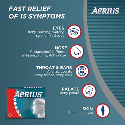 Aerius Médicament contre les allergies - 5 mg