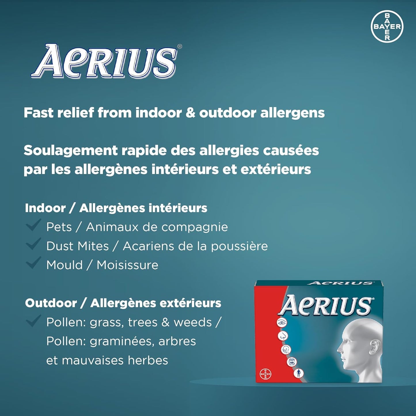 Aerius Médicament contre les allergies - 5 mg