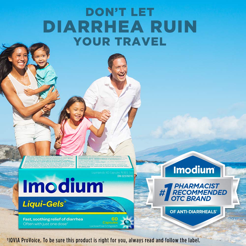 Imodium Soulagement de la diarrhée Liqui-Gels - 2mg