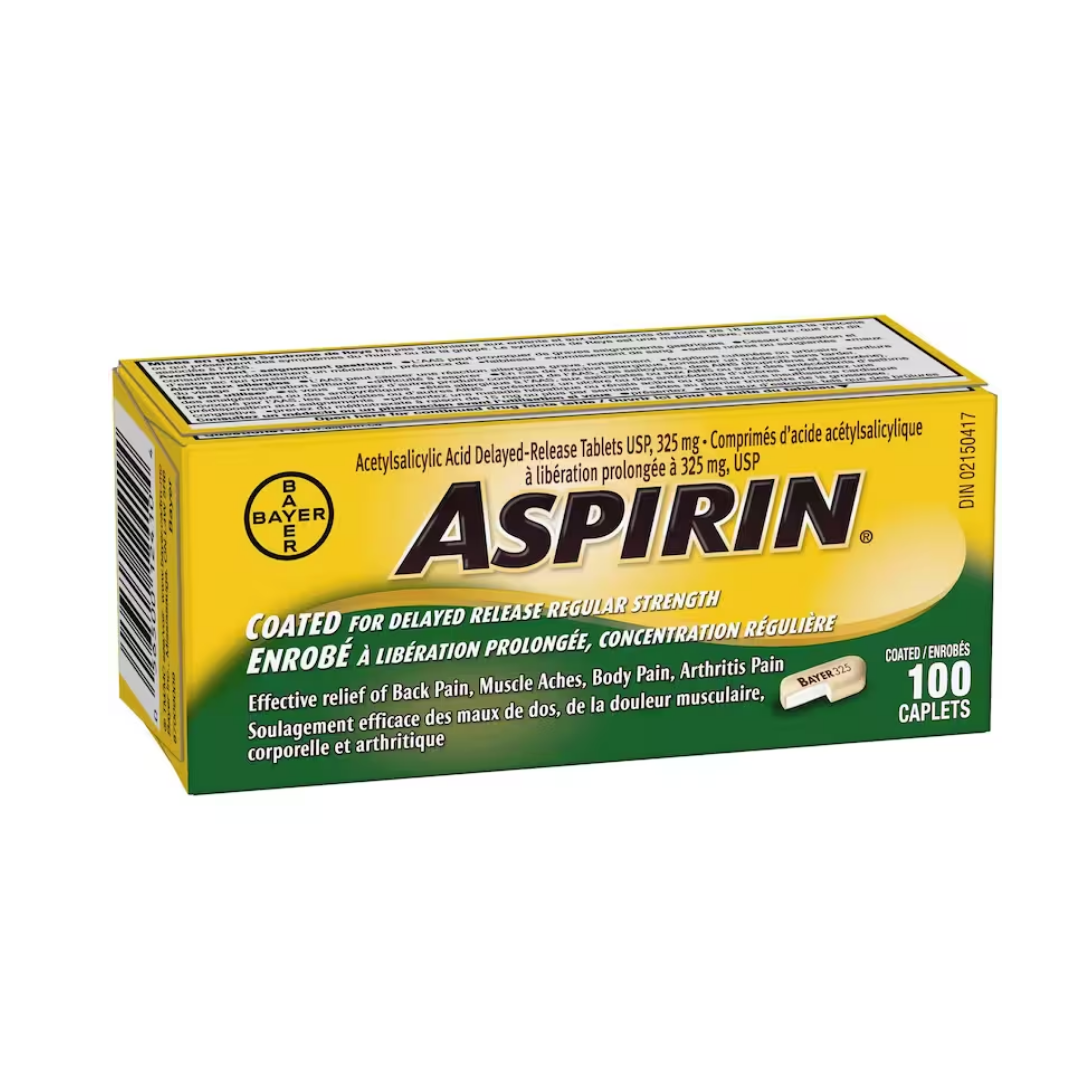 Aspirine comprimés force régulière - 325 mg