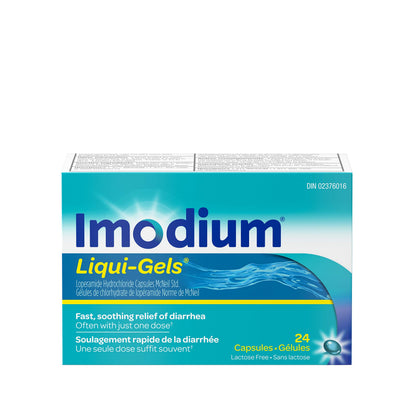 Imodium Soulagement de la diarrhée Liqui-Gels - 2mg