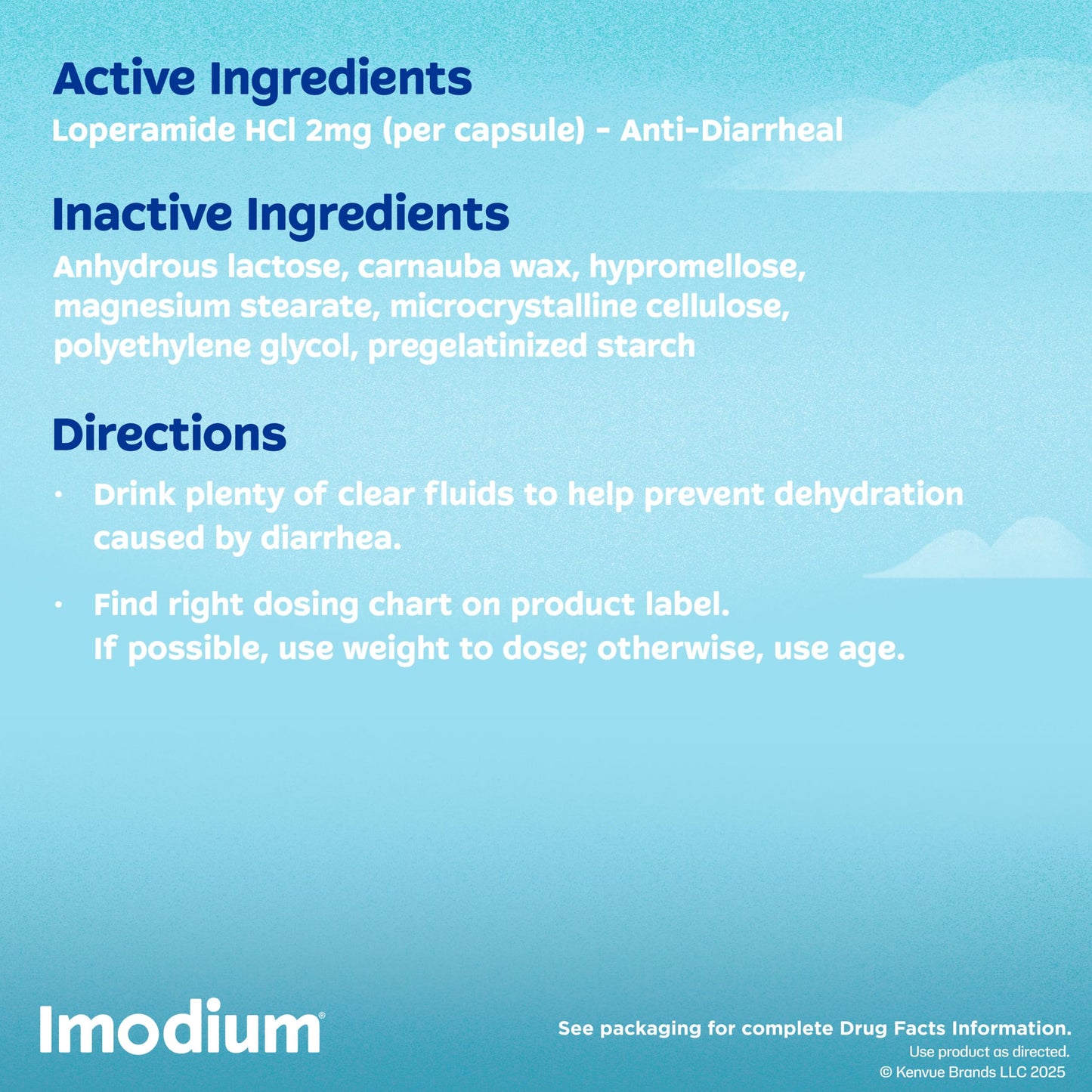 Imodium capsules anti-diarrhée - 2 mg